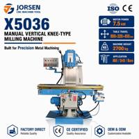 Machine à fraiser universelle robuste X5036, machine à fraiser verticale ISO50 pour outils de fraisage des métaux