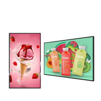 Pantalla Digital de 43 Pulgadas para Montaje en Pared, Tablet Industrial Android con Pantalla Táctil, LCD Ultra Delgado, Animación, OEM para Negocios