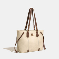 Sac fourre-tout tendance personnalisé pour femmes, grande capacité, sac pour ordinateur portable, sac à bandoulière pour étudiants, sac à main en cuir personnalisé