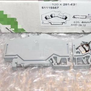 Baru dan Asli <span class=keywords><strong>3</strong></span>-Leiter Clip Through Type 281-631 Stok di Gudang PLC Programming Controller - Product Image 1