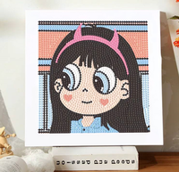 Vente en gros DIY Peinture au diamant Cadre photo de peinture autocollant au diamant