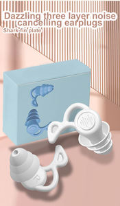 سدادات أذن للسباحة من السيليكون قابلة لإعادة الاستخدام 3 أزواج مضادة للماء للبالغين سدادات أذن للسباحة لحماية السمع - Product Image 2