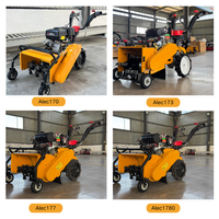 Mini-motoculteur thermique pour jardin et verger, désherbeur rotatif, cultivateur, sarcleuse, désherbeuse motorisée, pour le travail des racines et le creusement de fossés