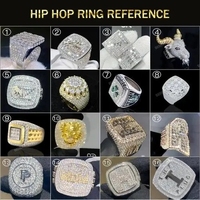 Bague Hip Hop Moissanite personnalisée taille baguette en argent 925 Vvs diamant nom lettre bague hommes femmes bijoux