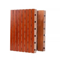 Panneau insonorisant en bois perforé salle de réunion mur plafond école studio d'enregistrement panneau d'insonorisation