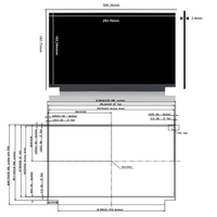 Layar LCD FHD BOE 13,3'' EV133FHM-N40 Panel Kontrol Sentuh Peralatan Medis Modul LCD 13,3 Inci