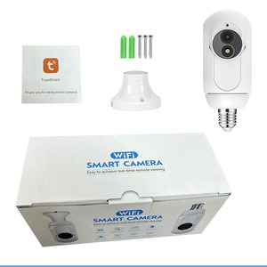 กล้องหลอดไฟ K8 1080P กล้องวงจรปิดแบบสองแสงมองเห็นในเวลากลางคืน มุมมอง 360 องศา สำหรับภายในและภายนอกอาคาร พร้อมระบบจัดเก็บข้อมูลบนคลาวด์ - Product Image 2