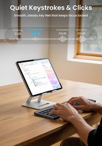 <span class=keywords><strong>Tastiera</strong></span> Bluetooth Pieghevole Cube Pocket, <span class=keywords><strong>Tastiera</strong></span> per Computer Pieghevole con Touchpad, Custodia per iPad 10a Generazione - Product Image 4
