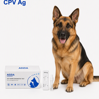 ADZIA Canine CPV Ag Parvovirus Antigen Rapid Test Cassette Kit de diagnostic vétérinaire pour chiens 25 tests Approvisionnement en gros Certifié CE