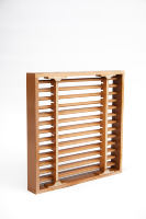 Système de ventilation d'air, grille de déflection en bois du système CVC, grille d'aération du système CVC