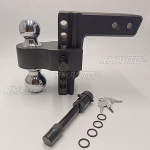 Crochet de remorquage universel en alliage d'aluminium, bras de remorque à double boule réglable multi-positions, attelage de remorque pour véhicule tout-terrain, camping-car - Product Image 4