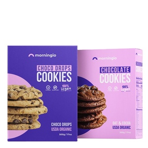 Caja crujiente de cereales para desayuno, 14oz, dulces, cajas de embalaje de cereales de cartón personalizadas, caja de papel para <span class=keywords><strong>galletas</strong></span> rectangular vacía, aperitivos para <span class=keywords><strong>galletas</strong></span> - Product Image 1