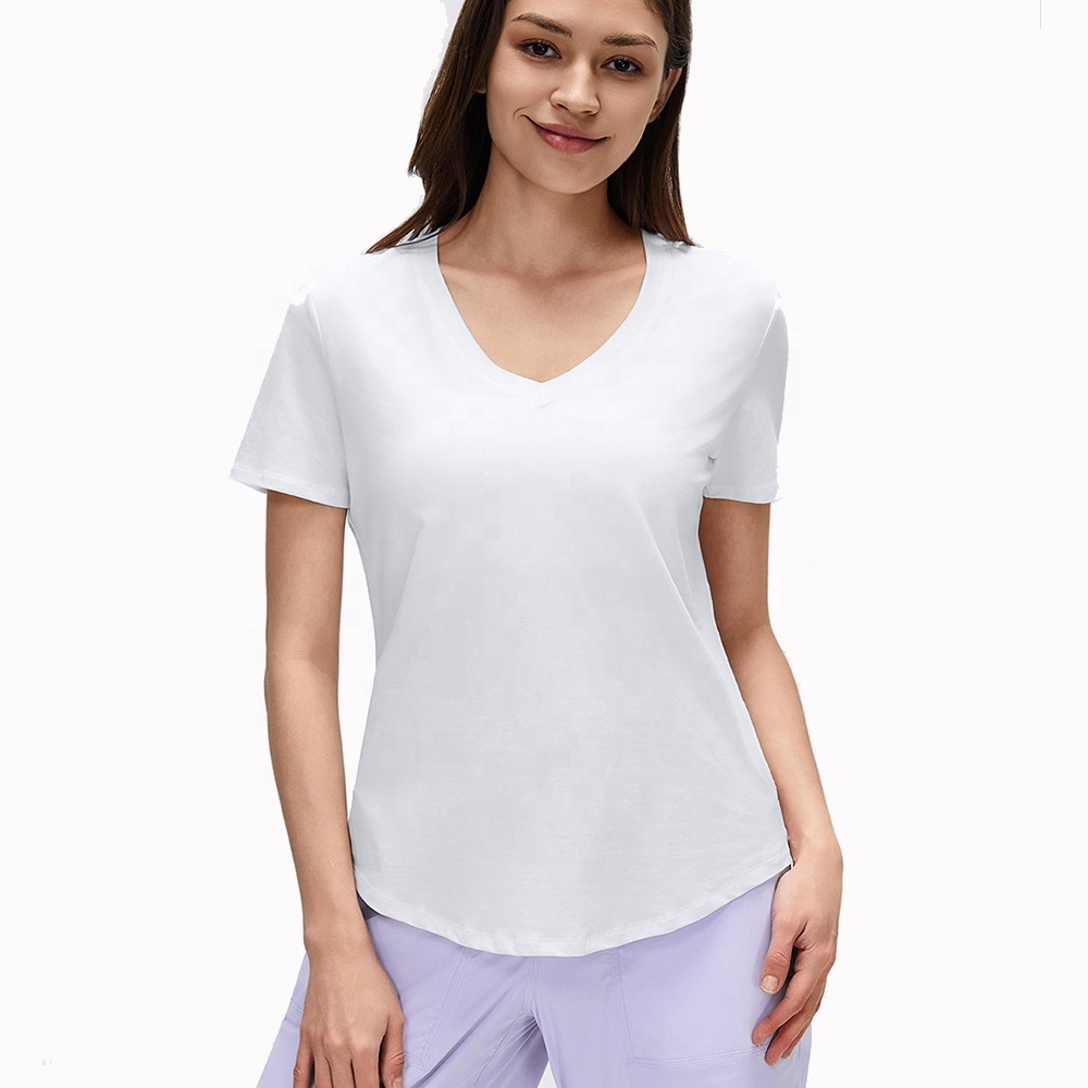 Yoga Wear Fitness Running Sports Top Summer Thin Quick-Dry Short Sleeve T-Shirt for Women
