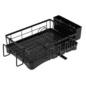 Égouttoir à vaisselle double niveau sur pied en acier inoxydable, étanche, pour cuisine, non pliable - Product Image 1