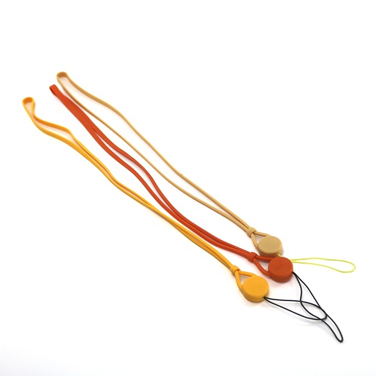 Multi Colors Silicone Wrist Strap Lanyard Hand Strap Lanyard Cell Phone Keychain for Mobile Phone Image 2