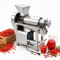 Extract van Lycium Barbarum Polysaccharide Goji-bessen, commercieel industrieel fruit, groente, citroen, spiraalvormige sapcentrifuge, sapmotor