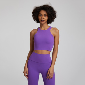 Nuevo hermoso Sujetador deportivo trasero para mujer a prueba de golpes para correr Yoga sujetador chaleco deportivo con almohadillas para el pecho - Product Image 2