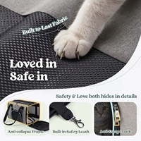 Nouveau Sac de Transport Pliable et Respirant pour Animaux de Compagnie, Grande Capacité, Fermeture Ouverte, Sac à Bandoulière Portable pour Voyages en Extérieur