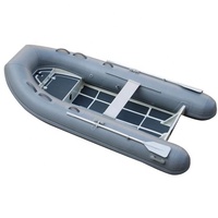 Bateau pneumatique RIB en aluminium de 11 pieds, 330 PVC Hypalo, coque en V profond, à vendre