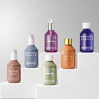 Flacon pompe moussant de luxe en verre pour crème visage, soin de la peau, savon liquide, 300ml, 150ml, 50ml, couleurs et logos personnalisés