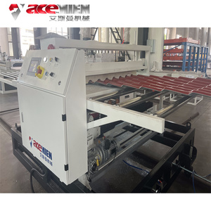 Nhựa tấm lợp nhà ASA PVC Tây Ban Nha đôi Roman gạch PVC + ASA lớp phủ truyền thống ASA lợp bệnh zona Máy làm - Product Image 5