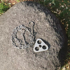 Trépied de pique-nique en acier inoxydable de haute qualité Offre Spéciale trépied et gril réglables pour accrocher en plein air et <span class=keywords><strong>camping</strong></span> avec sac de rangement - Product Image 5