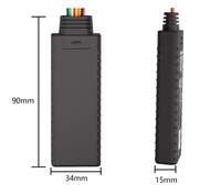 X16A Localizador GPS Inteligente para Automóvil con Posicionamiento en Tiempo Real 2G+4G, Soporte para SOS y Micrófono, Múltiples Alarmas