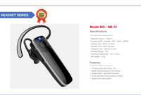 Casque sans fil intra-auriculaire haute qualité pour centre d'appels, avec transducteur dynamique Qualcomm, Bluetooth 5.0, réduction de bruit ENC, traduction IA et étanchéité IPX6