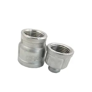factory price Casting Stainless steel NPT Threaded Reducing Socket Banded 1/2*1/4"