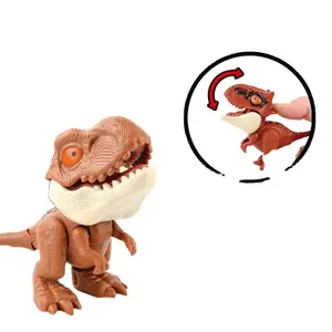 Finger biting dinosaur simulation animal dinosaur egg blind box children's puzzle toy placement on the ground stall wholesale