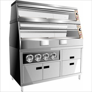 <span class=keywords><strong>Restaurante</strong></span>/equipo de cocina el escaparate de mesa de trabajo de acero inoxidable <span class=keywords><strong>centro</strong></span> de la isla de la máquina - Product Image 4