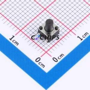 TS110926060 Tactile Switch SMD-4P,4.5x4.5mm Switch Single Pole Single Throw Round Button 2.6N 6mm - Product Image 1