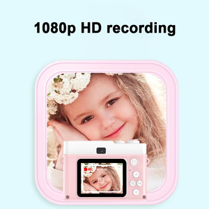 Mini <span class=keywords><strong>appareil</strong></span> <span class=keywords><strong>photo</strong></span> numérique vintage pour enfants, écran IPS 2,0 pouces, double objectif, batterie 400 mAh, <span class=keywords><strong>rose</strong></span>, jouet de dessin animé, photographie en un clic, <span class=keywords><strong>Instax</strong></span> Low - Product Image 5
