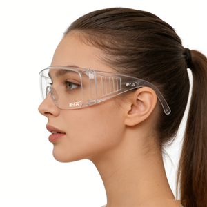 แว่นตานิรภัยอุตสาหกรรม WELTA UV สำหรับผู้ชาย ได้รับมาตรฐาน CE ป้องกันฝ้า/ป้องกันรอยขีดข่วน ทนทานต่อแรงกระแทก ANSI Z87.1 วัสดุ PC/ไนลอน - Product Image 2