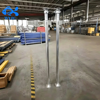 Piliers métalliques réglables en acier galvanisé pour échafaudage, design moderne de haute qualité, installation facile, pour la construction extérieure