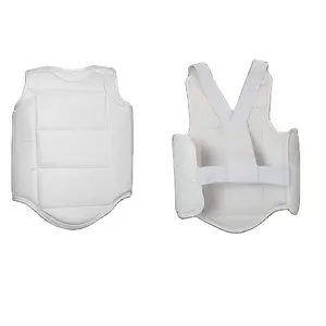 Sample Free Shipping High Level Suppliers Karate Wkf Approved Chest Guards Martial Arts Chest Guard