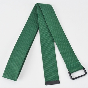 <span class=keywords><strong>Ceinture</strong></span> tissée tactique unisexe en toile, sans trou, sans perforation, avec boucle en fer à double anneau, pour étudiants, avec logo personnalisé, 3,5 cm - Product Image 3