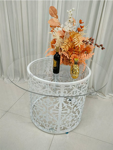 Furun White Wedding Ceremony Table Banquet Mesas de acero inoxidable para decoración de bodas - Product Image 4