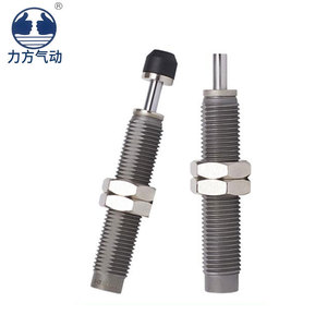 Cylindre de la série Buffer RB0604/RB1006S/RB1007/RB1210/RB2015/RB2725 en laiton nickelé + plastique pour air/eau/huile/gaz - Product Image 2