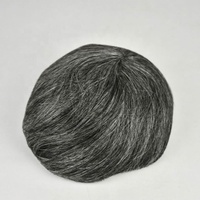 Perruque pour homme ultra-fine faite à la main en cheveux indiens Remy, toupet souple en PU, système capillaire naturel, prothèse capillaire légèrement ondulée, moyen clair