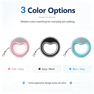 Wholesale PUPE 2.5M Premium Solid Retractable Hands-Free Heavy Duty Nylon <b>Dog</b> <b>Leash</b> Adjustable Automatic Luxury <b>Dog</b> Accessories - Product Image 5