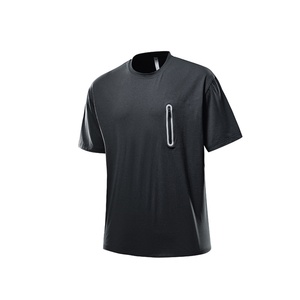Camiseta de Verano para Hombre, Manga Corta, Informal, Ligera, Transpirable, Color Personalizado, Secado Rápido, Antiarrugas, Corte Regular, Diseño con Letras - Product Image 3