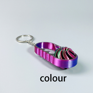 Jouets décoratifs en plastique imprimés en 3D, spirale musicale à décompression pour les doigts, structure tridimensionnelle - Product Image 4