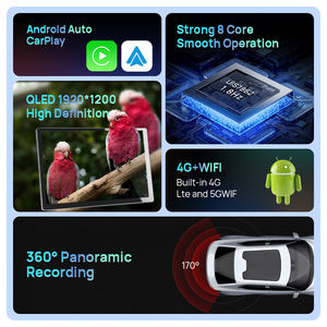Pantalla táctil de rotación Manual de 12,95 pulgadas para Radio de coche <span class=keywords><strong>Universal</strong></span>, sistema de coche Android, Audio estéreo Multimedia Carplay - Product Image 2