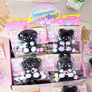 ของเล่นบีบลดความเครียดรูปสัตว์การ์ตูนน่ารัก ซีรีส์ที่ 2 ทำจาก TPR รูปคาปิบาร่า ของขวัญผ่อนคลายสำหรับเด็กและผู้ใหญ่ - Product Image 2