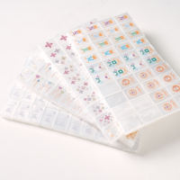 Jeu de tuiles de Mahjong américain en nacre et acrylique, design artistique américain, jeu de société de divertissement moderne et portable