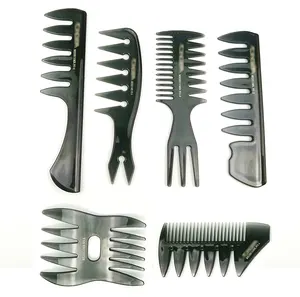 Manufacturers 5 Pcs/Set Bone Plastic Hair Brush Hair Styling Combs Set