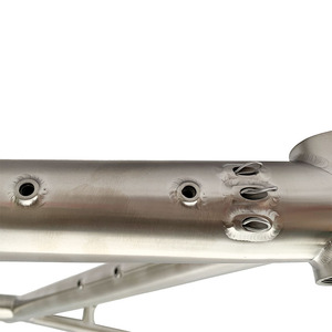 Gravel Road Bike 700 x32c telaio per bicicletta da corsa in lega di titanio con freno a disco dell'asse passante - Product Image 4