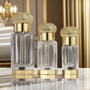 Flaconi in vetro vuoti personalizzati da 3ml, 6ml, 12ml per <span class=keywords><strong>Olio</strong></span> di Oud Arabo con tappo roll-on dorato per profumo Attar, confezionati in cartone - Product Image 1