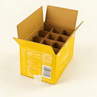 Boîte d'expédition en carton ondulé réutilisable avec lamination mate, emballage personnalisé écologique pour fournitures de bureau et de maison